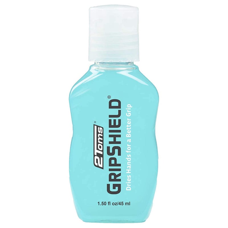 2Toms GripShield  Non-Sticky Grip Enhancer  Dry Grip for Sweaty Hands  Tennis  Pickleball  Golf  Pole Dancing  and Gaming  1.5 Ounce Bottle - Image 1